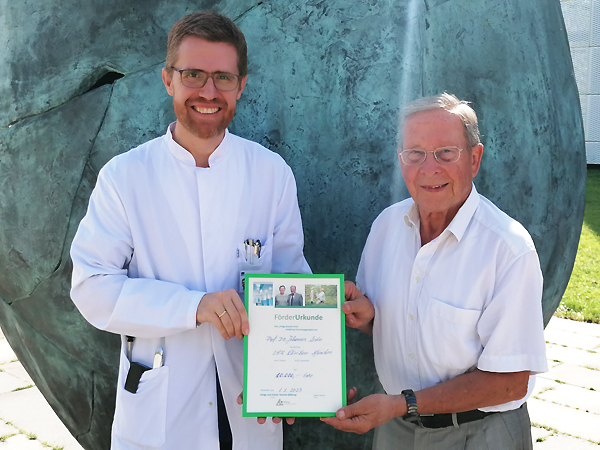 Prof. Dr. Johannes levin und Dieter Steinle - Preisverleihung 2023